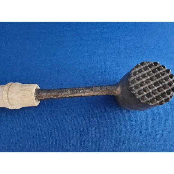 Vintage Franco Aluminum 7-3/4" Meat Tenderizer - Fine & Coarse Pounder Mallet - Picture 5 of 8